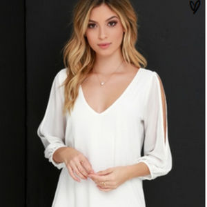 Lulus White Ivory Dress